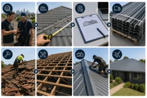 Re-roofing Sydney Project Process