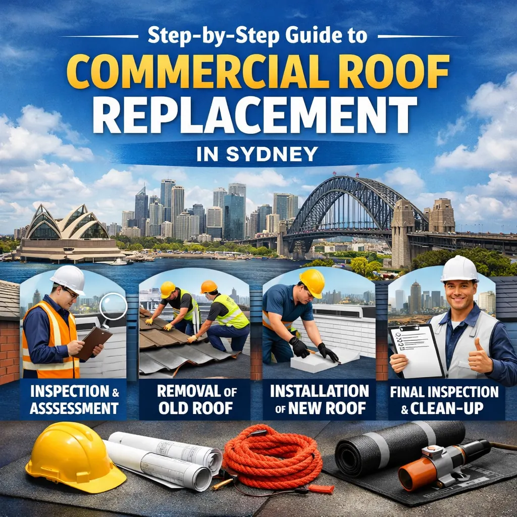 Step-by-Step Guide to Commercial Roof Replacement in Sydney