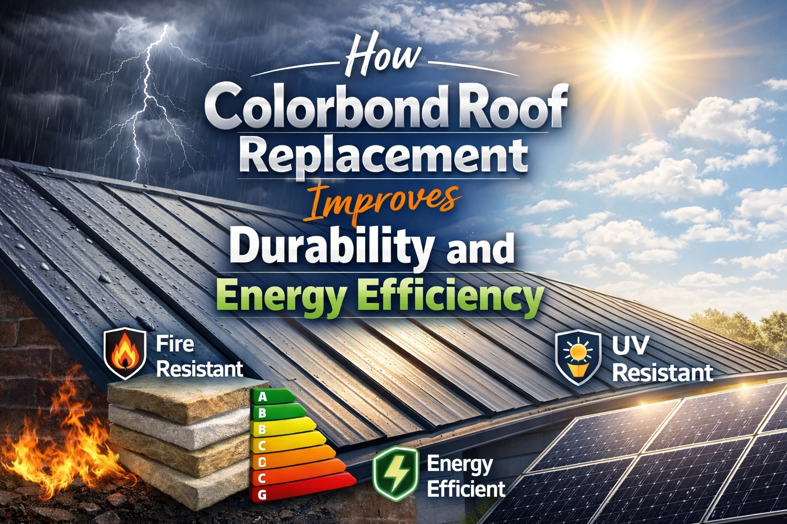 How Colorbond Roof Replacement Improves Durability and Energy Efficiency