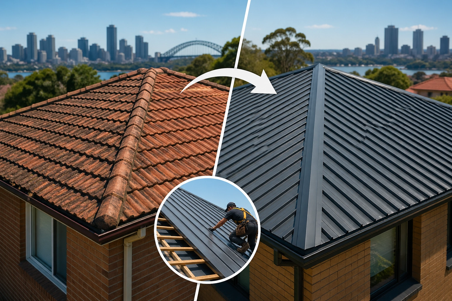 Tile to Metal Re Roofing in Sydney: Benefits, Costs & What to Expect